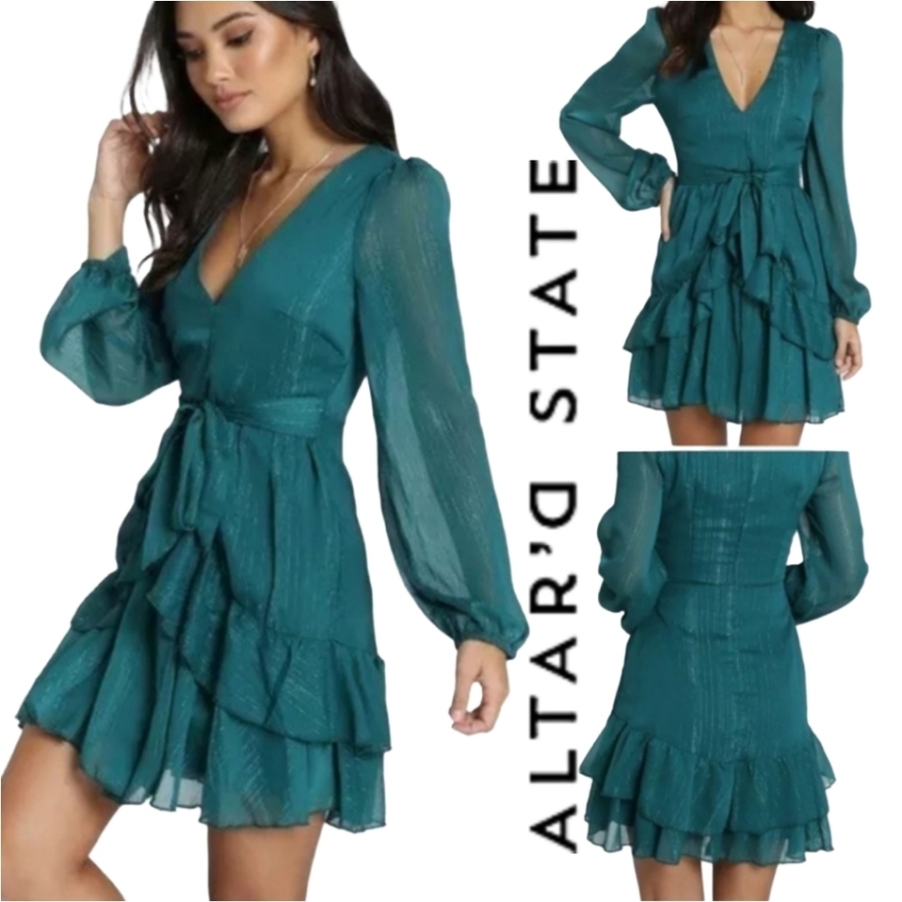 Altar'd State Keelie Ruffle Dress
